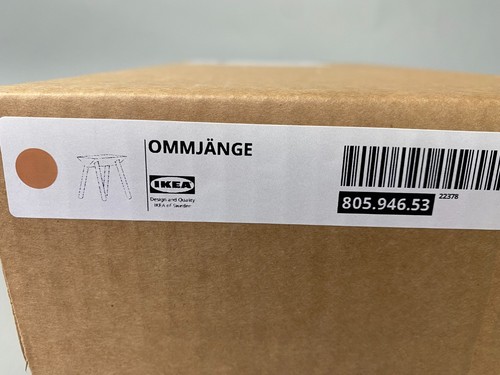 Ikea ommjange stool - ommjange, orange